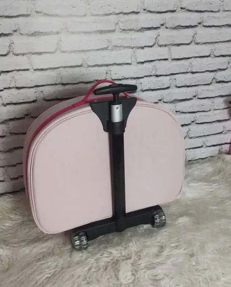 Mala Maternidade Rosa Bebê e Pink com Rodinhas