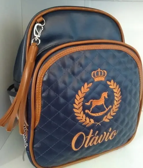 Mochila Maternidade Personalizada Cavalinho (coroa)