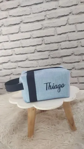Necessárie Box Baby Azul Bebe E Azul Marinho