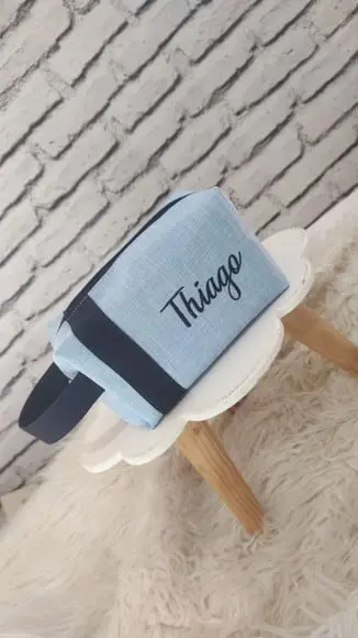 Necessárie Box Baby Azul Bebe E Azul Marinho