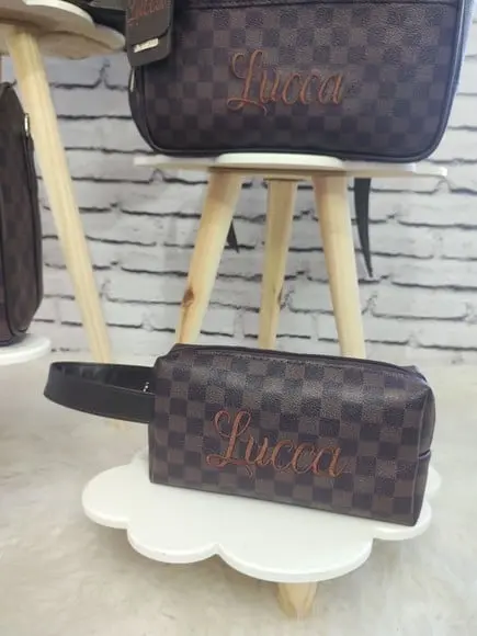 Necessarie Box Baby Marrom E Caramelo