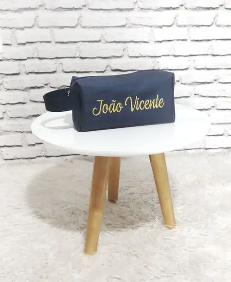 Necessarie Box Baby Azul Marinho Sintetico