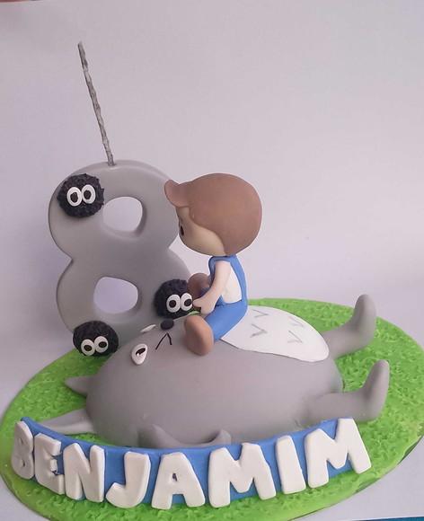 Topo de Bolo Totoro Me Ino