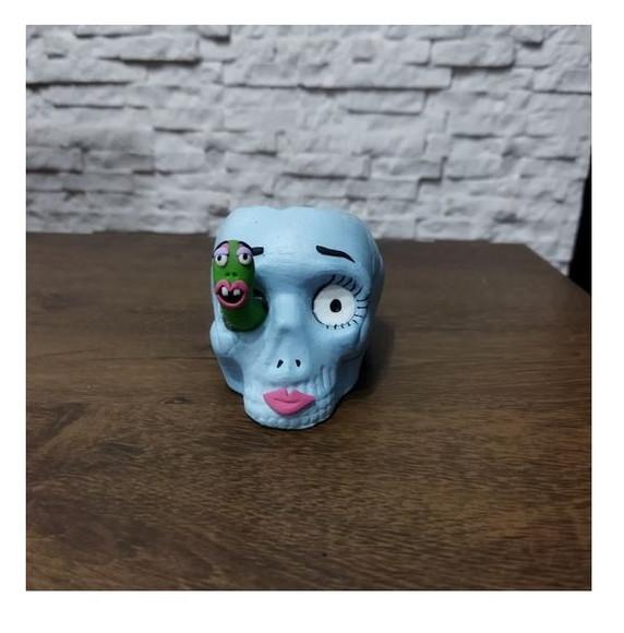 Caveira Em Gesso E Biscuit Noiva Cadaver
