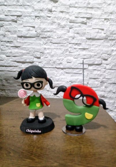 Toy chiquinha e vela
