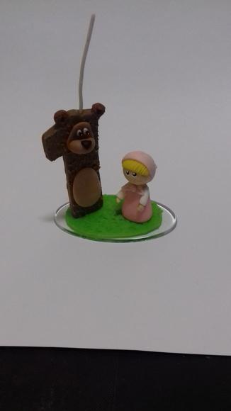 Vela de biscuit Urso