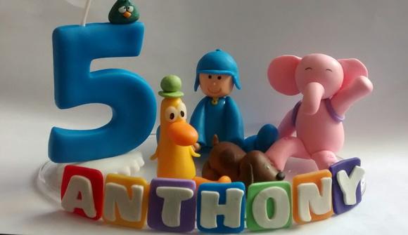 Topo de bolo Pocoyo