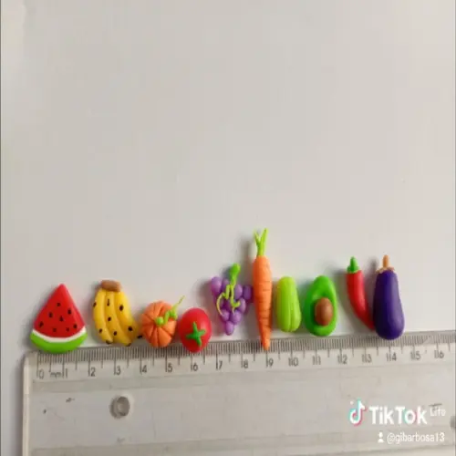 20 Frutas e Legumes em Biscuit