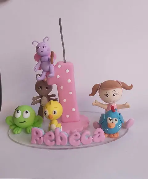 Velas Personalizada Galinha Pintadinha