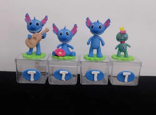 10 Caixinha Biscuit Stich