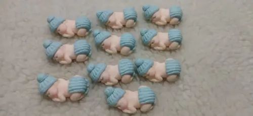 10 Lembrancinhas Maternidade Bebe Azul