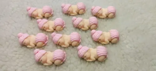 10 Lembrancinhas Maternidade Bebe Rosa