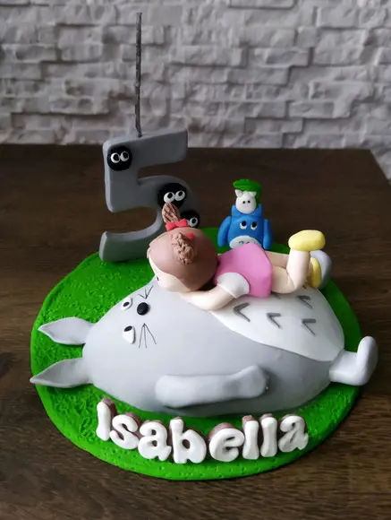 Topo De Bolo Totoro