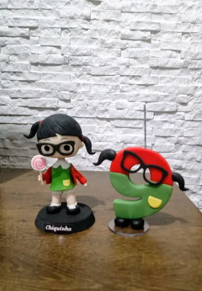 Toy chiquinha e vela