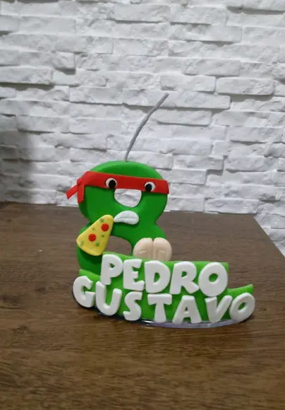 Topo de Bolo Tartaruga Ninja