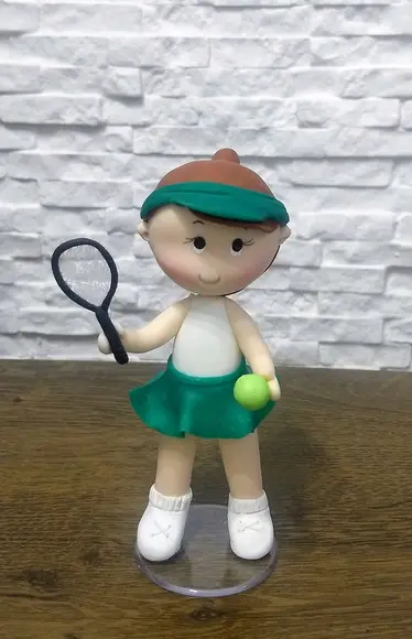 Tenista em Biscuit