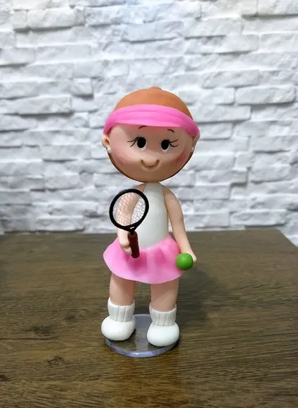 Tenista em Biscuit