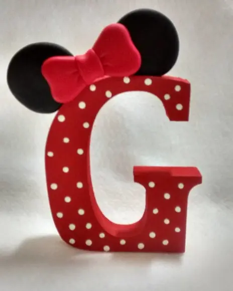Letras MDF decorada