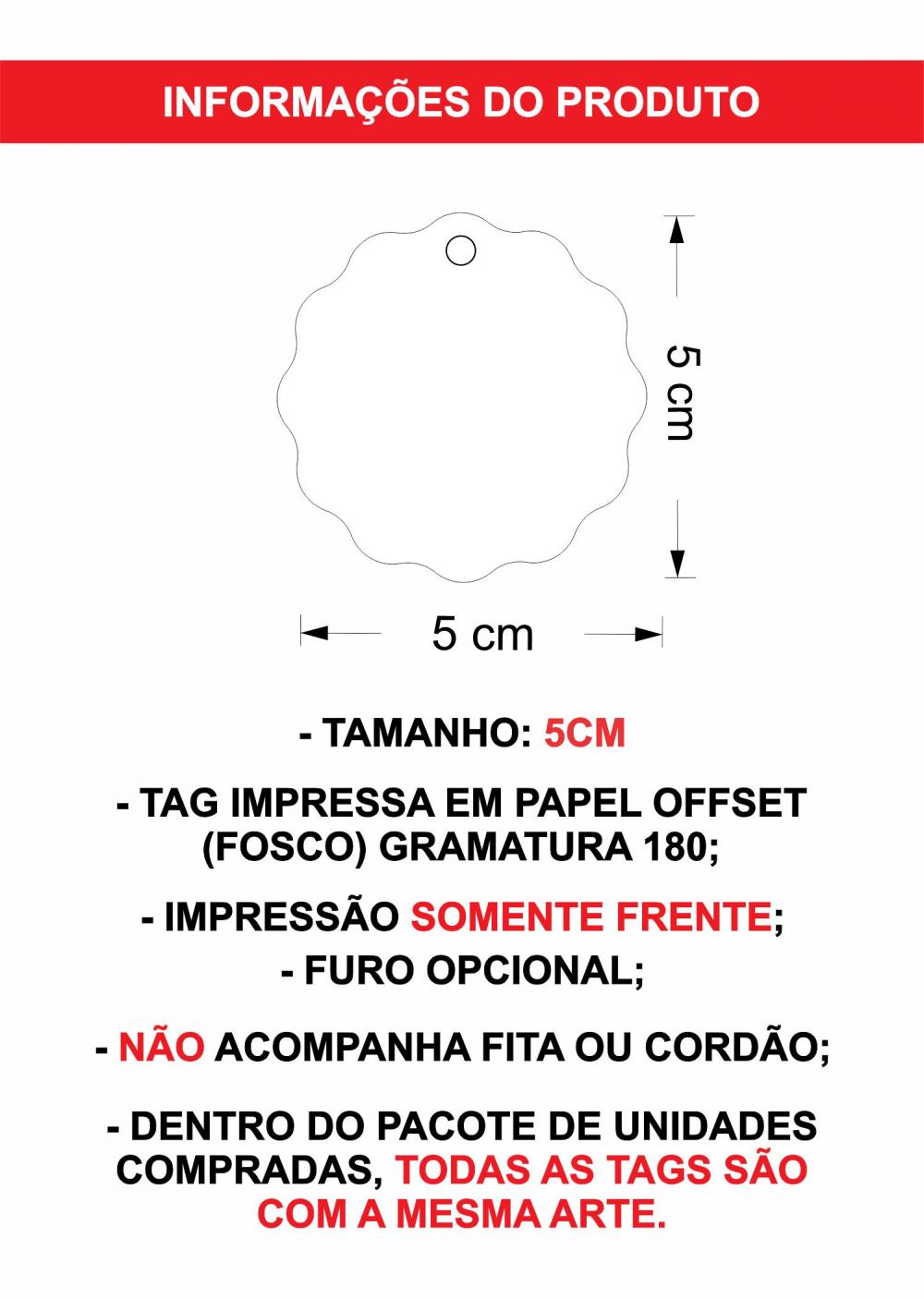 Tag Agradecimento Bosque Encantado Verde - 5cm