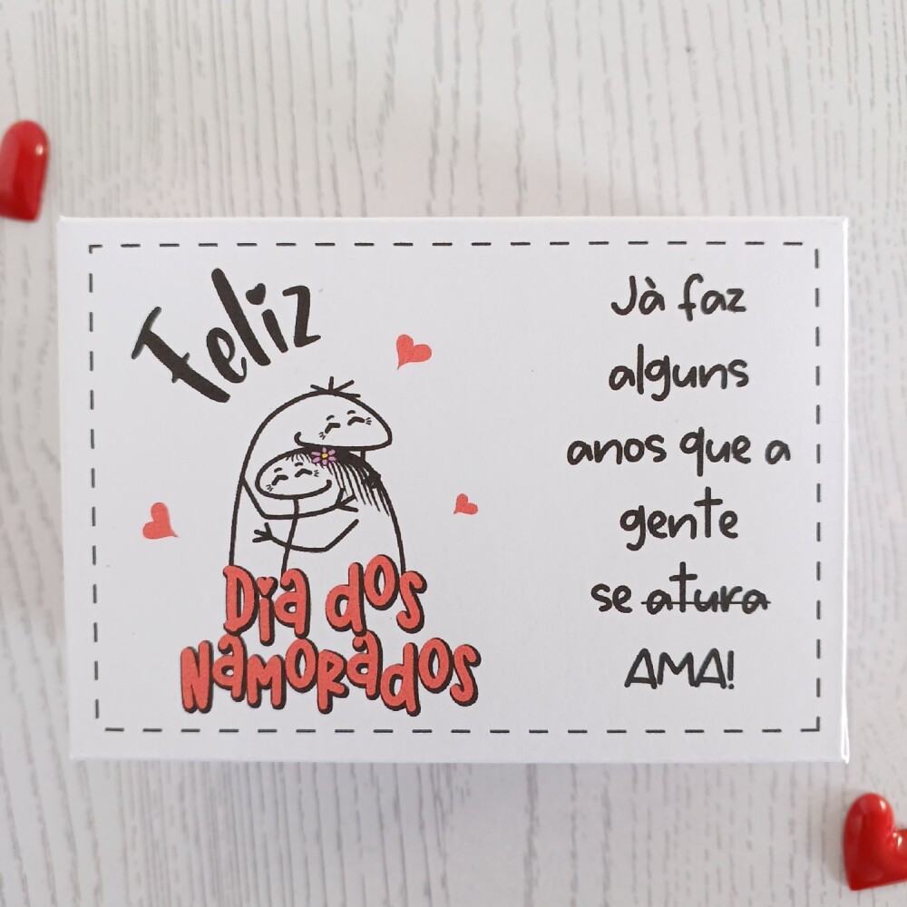 10 Caixas para 6 doces dia dos namorados Flork desmontada em pape