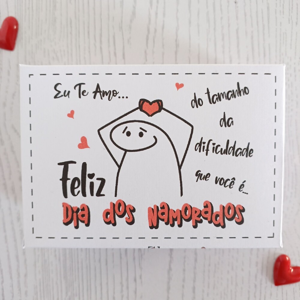 10 Caixas para 6 doces dia dos namorados Flork desmontada em pape
