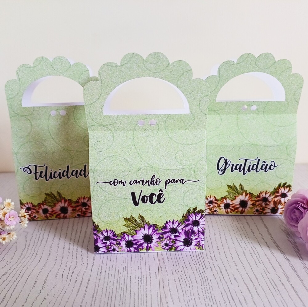 Kit 10 Caixas para 1 sabonete redondo Natura Floral Felicidades -