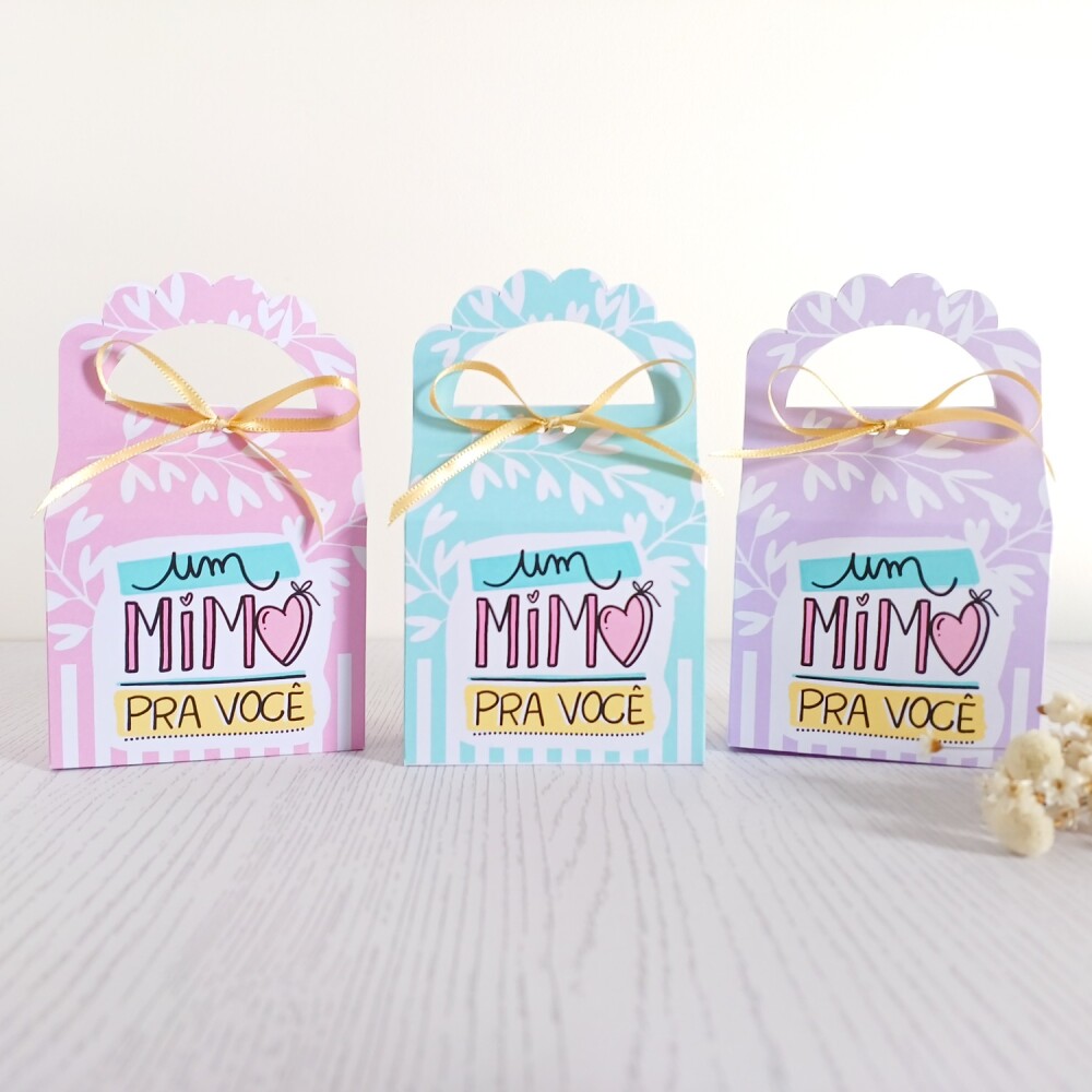 Kit 10 Caixas para 1 sabonete redondo Um Mimo Para Você