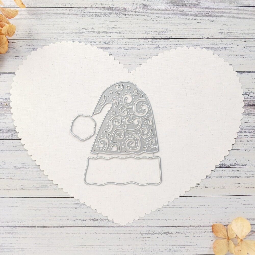 Faca de corte para Artesanato/Scrapbooking Gorro Papai Noel Natal