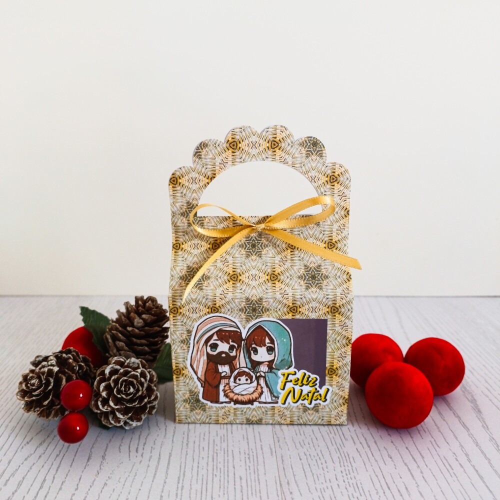 Kit 10 Caixas para 1 sabonete redondo Natal Cristão Jesus