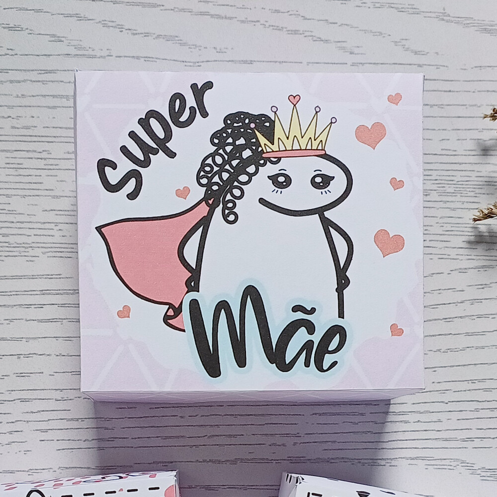 Kit 10 Caixas para 1 sabonete redondo Natura  Flork Feliz Dia das
