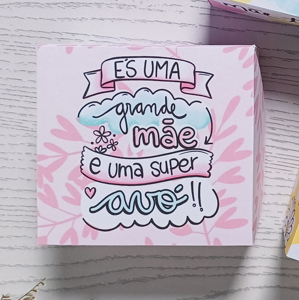 Kit 10 Caixas para 1 sabonete redondo Natura Feliz Dia das Mães