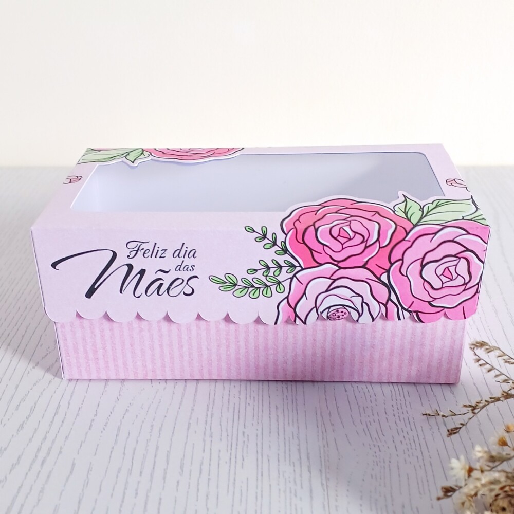 10 Caixas com visor Dia das Mães