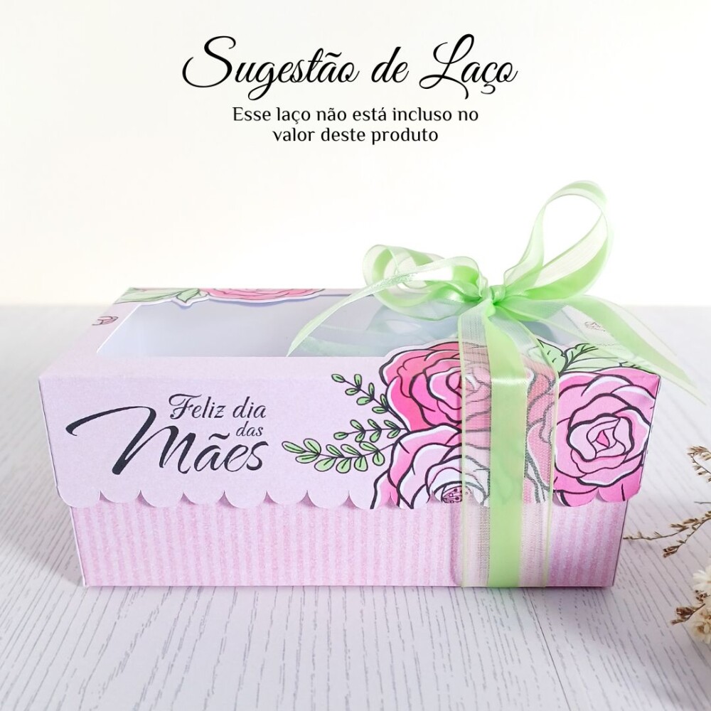 10 Caixas com visor Dia das Mães