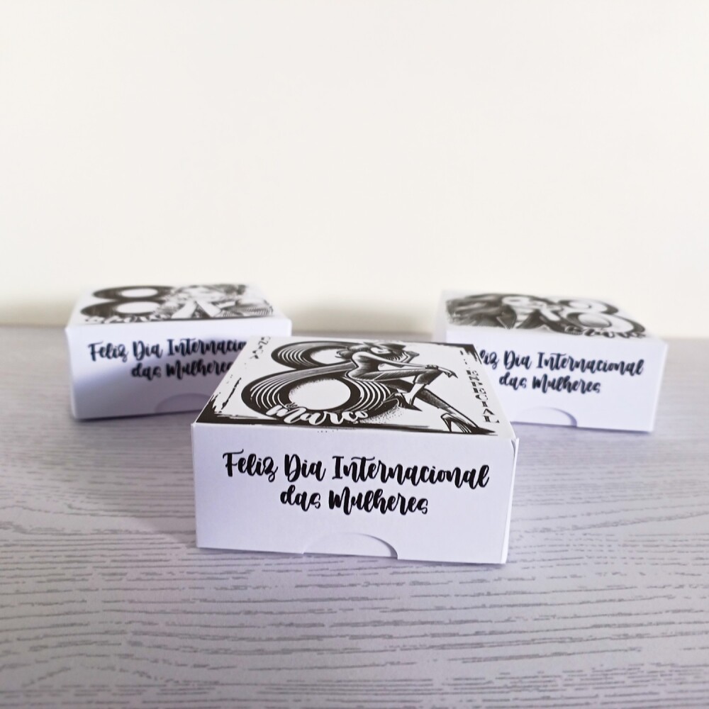 Kit 10 Caixas para 1 sabonete redondo Natura  Flork Feliz Dia das