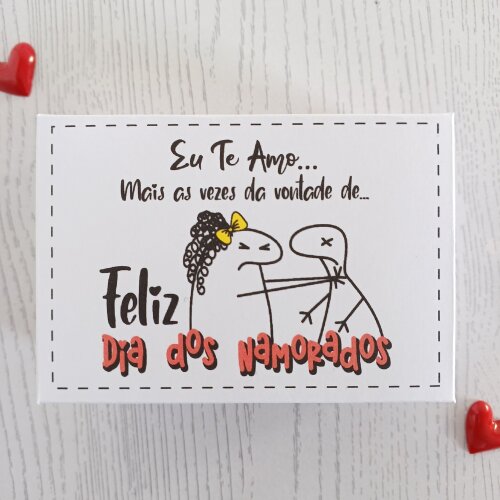 10 Caixas para 6 doces dia dos namorados Flork desmontada em pape