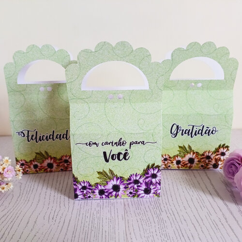 Kit 10 Caixas para 1 sabonete redondo Natura Floral Felicidades -