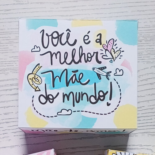Kit 10 Caixas para 1 sabonete redondo Natura Feliz Dia das Mães