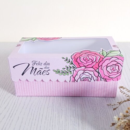 10 Caixas com visor Dia das Mães