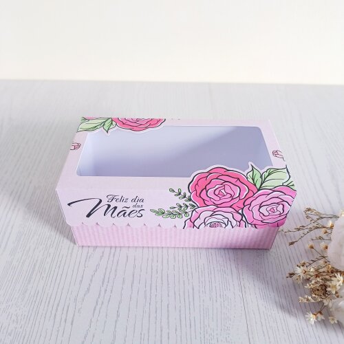 10 Caixas com visor Dia das Mães