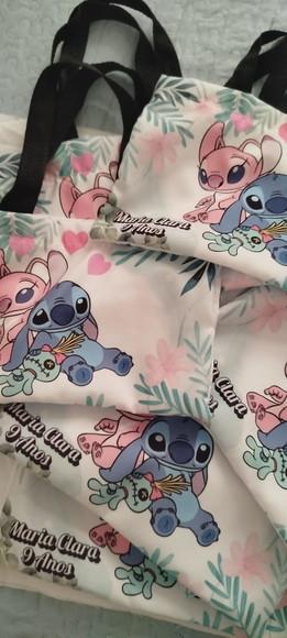 Bolsa Ecobag Stitch Personalizada!