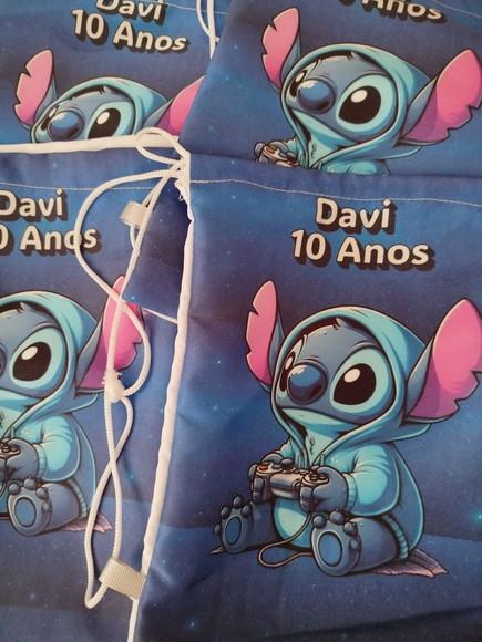 Mochilinha Stitch Personalizada !