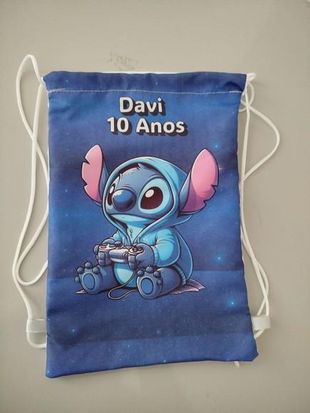 Mochilinha Stitch Personalizada !