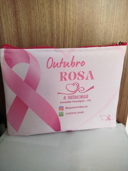 Necessaire Outubro Rosa