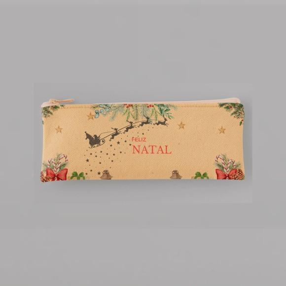 Necessaire Slim Natal Personalizada !