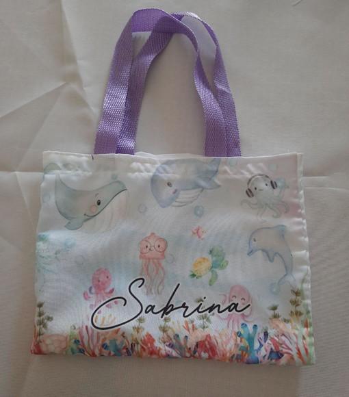 Sacola Ecobag Personalizável Fundo do Mar
