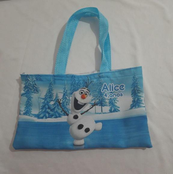 Sacolinha Ecobag Personalizável Frozen