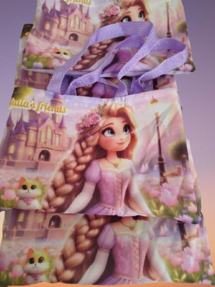 Sacolinha Ecobag Rapunzel Personalizada !