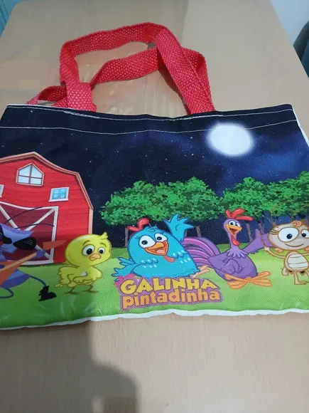 Bolsa Ecobag Galinha Pintadinha