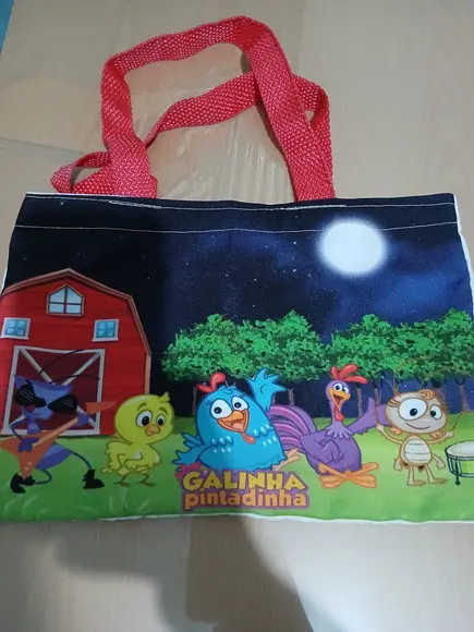 Bolsa Ecobag Galinha Pintadinha