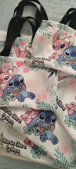 Bolsa Ecobag Stitch Personalizada!
